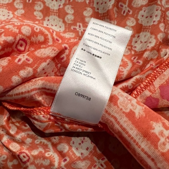 Free People Midsummer Day Cayenne Combo Tunic Top Dress Size XS - Picture 6 of 6